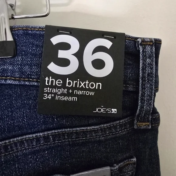 Joe's Jeans The Brixton Straight + Narrow Classic Indigo Straight-Leg Denim NWT